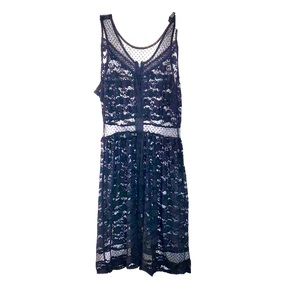 Royal Bones Daang Goodman Black Lace Slip Dress Size Small Party FairyGoth